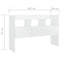 vidaXL Sideboard High Gloss White 105x30x70 cm Engineered Wood