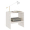 vidaXL Bedside Cabinet White 40x30.5x40 cm Solid Pinewood