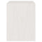 vidaXL Bedside Cabinet White 40x30.5x40 cm Solid Pinewood