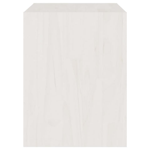 vidaXL Bedside Cabinets 2 pcs White 40x30.5x40 cm Solid Pinewood