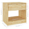 vidaXL Bedside Cabinets 2 pcs 40x31x40 cm Solid Pinewood