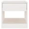 vidaXL Bedside Cabinet White 40x31x40 cm Solid Pinewood