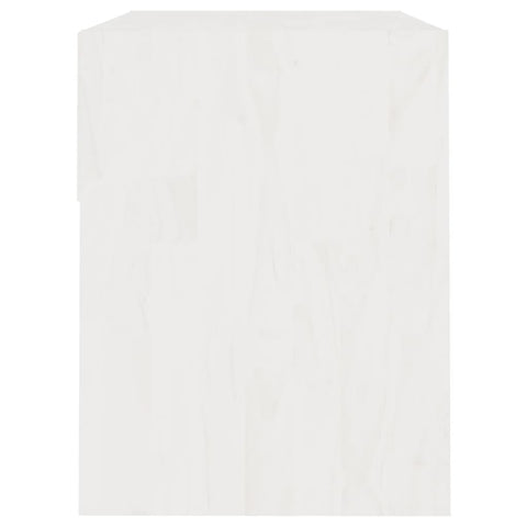 vidaXL Bedside Cabinet White 40x31x40 cm Solid Pinewood