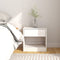 vidaXL Bedside Cabinets 2 pcs White 40x31x40 cm Solid Pinewood