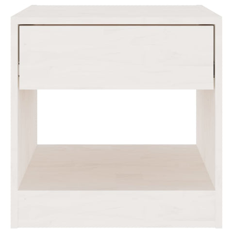 vidaXL Bedside Cabinets 2 pcs White 40x31x40 cm Solid Pinewood