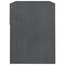 vidaXL Bedside Cabinets 2 pcs Grey 40x31x40 cm Solid Pinewood