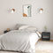 vidaXL Bedside Cabinets 2 pcs Grey 40x31x40 cm Solid Pinewood