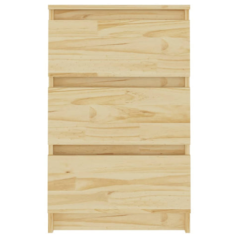 vidaXL Bedside Cabinets 2 pcs 40x29.5x64 cm Solid Pine Wood