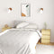 vidaXL Bedside Cabinets 2 pcs 40x29.5x64 cm Solid Pine Wood