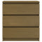 vidaXL Bedside Cabinet Honey Brown 60x36x64 cm Solid Pinewood