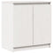 vidaXL Side Cabinet White 60x36x65 cm Solid Pinewood