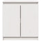 vidaXL Side Cabinet White 60x36x65 cm Solid Pinewood