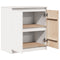vidaXL Side Cabinet White 60x36x65 cm Solid Pinewood