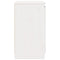 vidaXL Side Cabinet White 60x36x65 cm Solid Pinewood