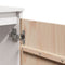 vidaXL Side Cabinet White 60x36x65 cm Solid Pinewood