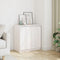 vidaXL Side Cabinet White 60x36x65 cm Solid Pinewood