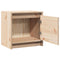 vidaXL Bedside Cabinet 40x30.5x40 cm Solid Pinewood