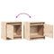 vidaXL Bedside Cabinet 40x30.5x40 cm Solid Pinewood