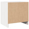 vidaXL Bedside Cabinet White 40x30.5x40 cm Solid Pinewood