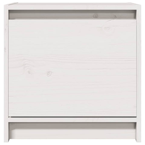 vidaXL Bedside Cabinets 2 pcs White 40x30.5x40 cm Solid Pinewood