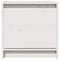 vidaXL Bedside Cabinets 2 pcs White 40x30.5x40 cm Solid Pinewood