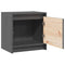 vidaXL Bedside Cabinets 2 pcs Grey 40x30.5x40 cm Solid Pinewood