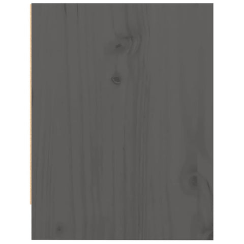 vidaXL Bedside Cabinets 2 pcs Grey 40x30.5x40 cm Solid Pinewood
