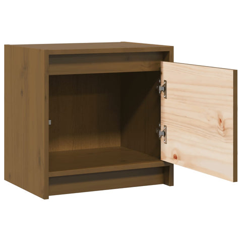 vidaXL Bedside Cabinets 2 pcs Honey Brown 40x30.5x40 cm Solid Pinewood
