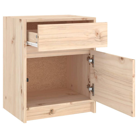 vidaXL Bedside Cabinet 40x31x50 cm Solid Pinewood