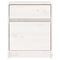 vidaXL Bedside Cabinet White 40x31x50 cm Solid Pinewood