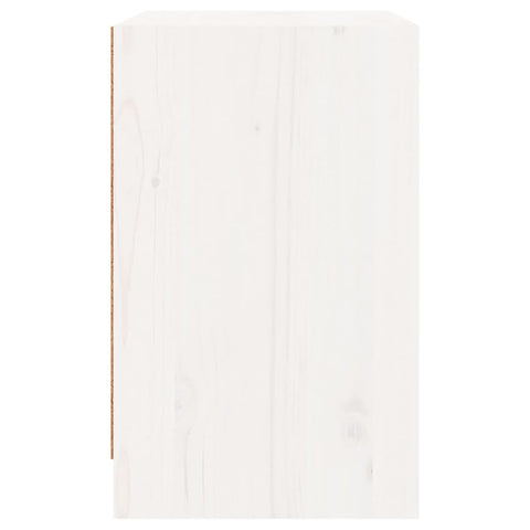 vidaXL Bedside Cabinets 2 pcs White 40x31x50 cm Solid Pinewood