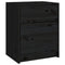 vidaXL Bedside Cabinets 2 pcs Black 40x31x50 cm Solid Pinewood