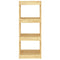 vidaXL Book Cabinet/Room Divider 40x30x103.5 cm Solid Pinewood