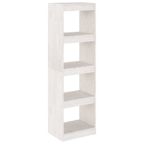vidaXL Book Cabinet Room Divider White 40x30x135.5 cm Pinewood