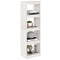 vidaXL Book Cabinet Room Divider White 40x30x135.5 cm Pinewood
