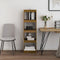 vidaXL Book Cabinet Room Divider Honey Brown 40x30x135.5 cm Pinewood