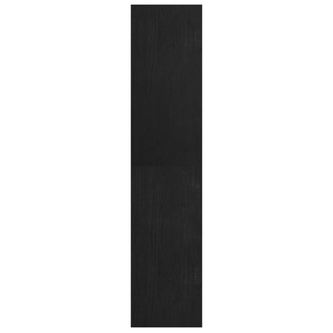 vidaXL Book Cabinet Room Divider Black 40x30x135.5 cm Pinewood