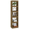 vidaXL Book Cabinet/Room Divider Honey Brown 40x30x167.5 cm Solid Pinewood