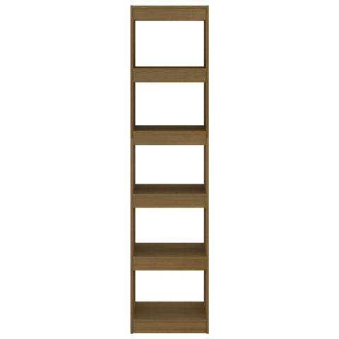vidaXL Book Cabinet/Room Divider Honey Brown 40x30x167.5 cm Solid Pinewood