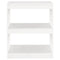 vidaXL Book Cabinet/Room Divider White 60x30x71.5 cm Solid Wood Pine