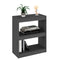 vidaXL Book Cabinet/Room Divider Grey 60x30x71.5 cm Solid Wood Pine