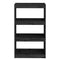 vidaXL Book Cabinet/Room Divider Black 60x30x103.5 cm Solid Wood Pine