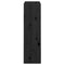 vidaXL Book Cabinet/Room Divider Black 60x30x103.5 cm Solid Wood Pine
