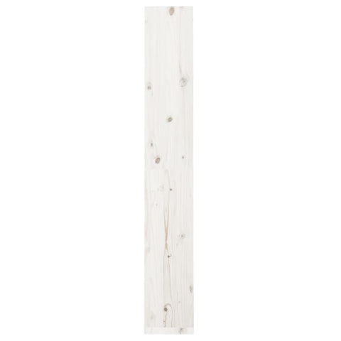 vidaXL Book Cabinet/Room Divider White 60x30x199.5 cm Solid Wood Pine