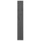 vidaXL Book Cabinet/Room Divider Grey 60x30x199.5 cm Solid Wood Pine