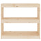 vidaXL Book Cabinet/Room Divider 80x30x71.5 cm Solid Wood Pine