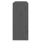 vidaXL Book Cabinet/Room Divider Grey 80x30x71.5 cm Solid Wood Pine