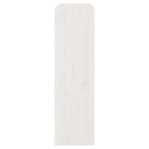vidaXL Book Cabinet/Room Divider White 80x30x103.5 cm Solid Wood Pine