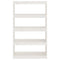 vidaXL Book Cabinet/Room Divider White 80x30x135.5 cm Solid Wood Pine
