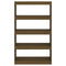 vidaXL Book Cabinet/Room Divider Honey Brown 80x30x135.5 cm Wood Pine